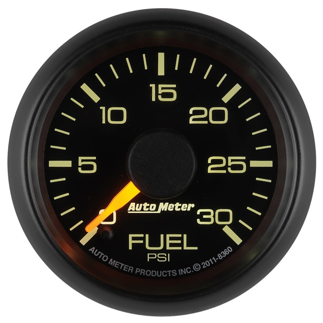 Autometer Factory Match Chevy 2-1/16in FSE 0-30 PSI Fuel Pressure Gauge - 8360
