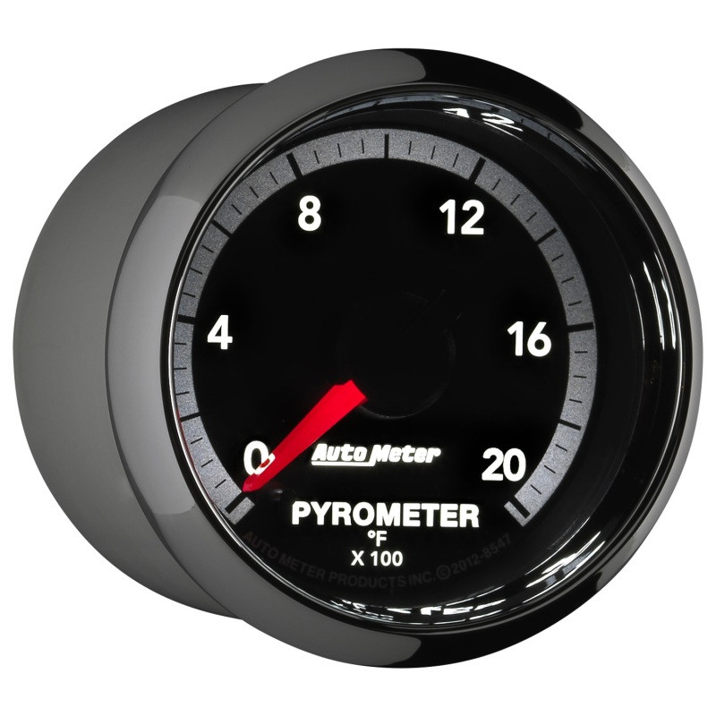 Autometer Gen4 Dodge Factory Match 52.4mm Full Sweep Electronic 0-2000 Deg F EGT/Pyrometer Gauge - 8547