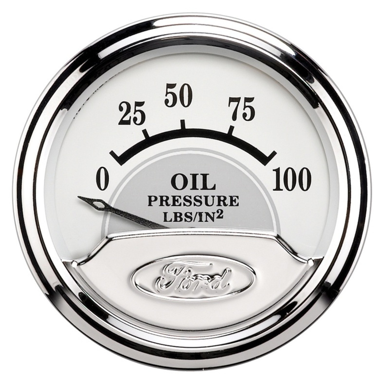 Autometer Ford Masterpiece 2in Short Sweep Electronic 0-100 PSI Oil Pressure Gauge - 880352