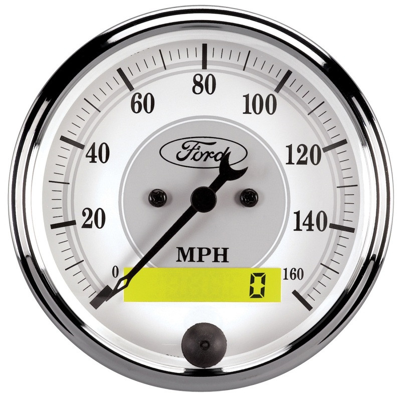 AutoMeter Gauge Speedometer 3-1/8in. 160MPH Elec. Prog. W/ Lcd Odo Ford Masterpiece - 880355