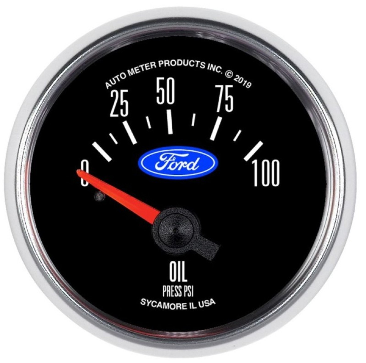 Autometer Ford 2-1/16in. 100 PSI Electric Oil Pressure Gauge - 880821