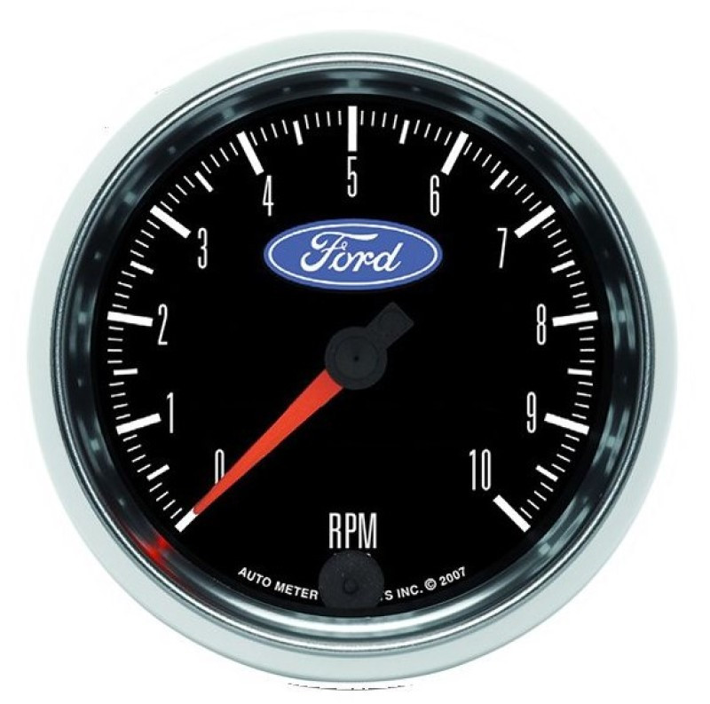 Autometer Ford 3-3/8in. 10K RPM In-Dash Tachometer Gauge - 880826