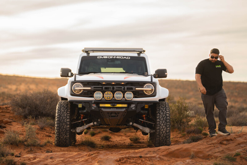 DV8 Offroad 2022+ Ford Bronco Raptor Tube Front Bumper - FBFR-02 Photo - out of package