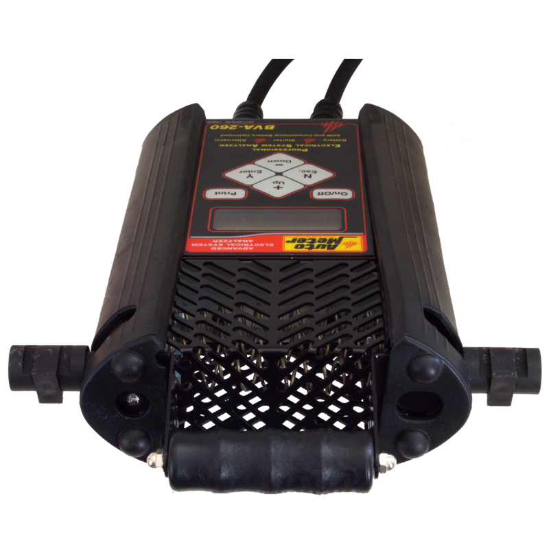 Autometer Handheld Electrical System Analyzer w/120 Amp Load for 6V/12V App w/ PR12 Printer Kit/Case - BVA-260K