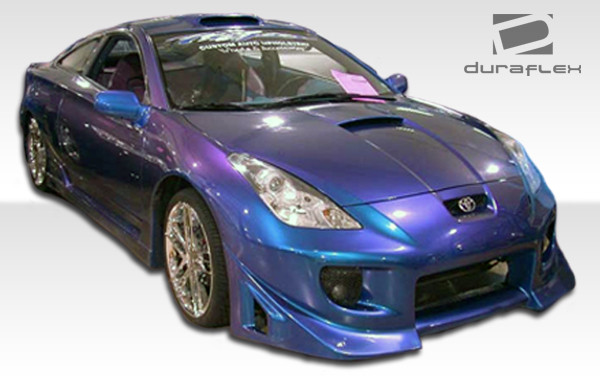 2000-2005 Toyota Celica Duraflex Blits Front Bumper Cover - 1 Piece / Vehicle Year Make Model Trim - 2000-2005-Toyota Celica ALL / Product Type - Front Bumper / Style Name -Blits / Kit Material - FRP (Fiberglass Reinforced Plastics) / Notes -