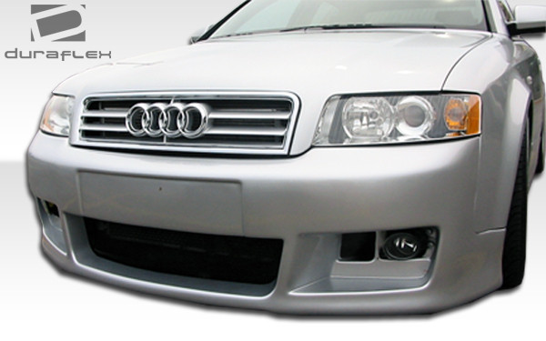 2002-2005 Audi A4 B6 S4 Duraflex RS4 Front Bumper Cover - 1 Piece / Vehicle Year Make Model Trim - 2002-2005-Audi A4 4DR / Product Type - Front Bumper / Style Name -RS4 / Kit Material - FRP (Fiberglass Reinforced Plastics) / Notes - Note: This will not fit Convertible models