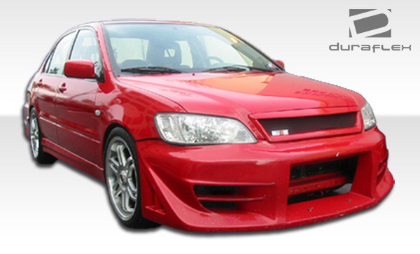 2002-2003 Mitsubishi Lancer Duraflex Walker Side Skirts Rocker Panels - 2 Piece / Vehicle Year Make Model Trim - 2002-2003-Mitsubishi Lancer ALL / Product Type - Sideskirts / Style Name -Walker / Kit Material - FRP (Fiberglass Reinforced Plastics) / Notes -