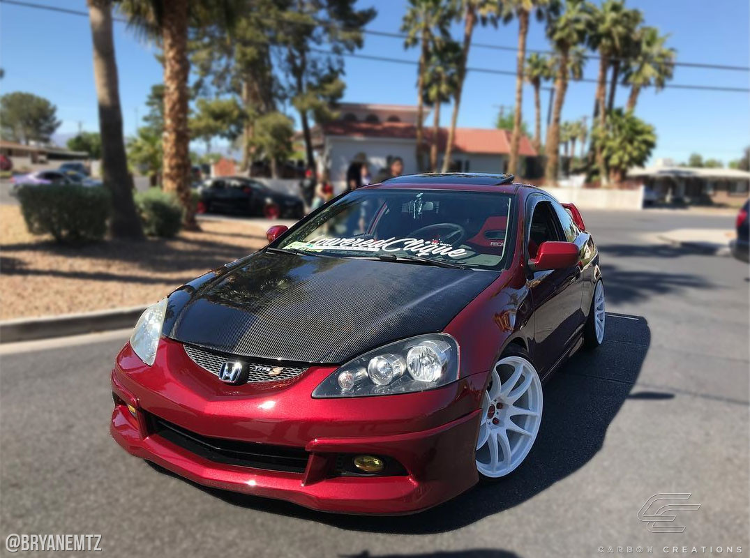 2002-2006 Acura RSX Carbon Creations Dritech OEM Look Hood - 1 Piece / Vehicle Year Make Model Trim - 2002-2006-Acura RSX ALL / Product Type - Hood / Style Name -OEM Look / Kit Material - Infusion Carbon Fiber / Notes - Note: Hood pins are required.