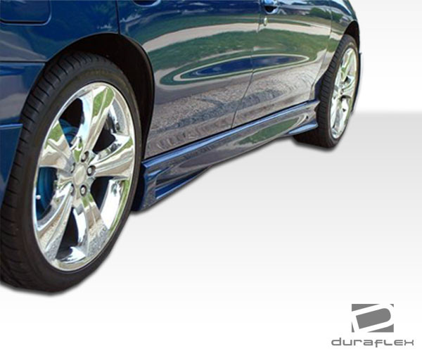 1995-2005 Chevrolet Cavalier Duraflex Racer Side Skirts Rocker Panels - 2 Piece / Vehicle Year Make Model Trim - 1995-2005-Chevrolet Cavalier ALL / Product Type - Sideskirts / Style Name -Racer / Kit Material - FRP (Fiberglass Reinforced Plastics) / Notes -