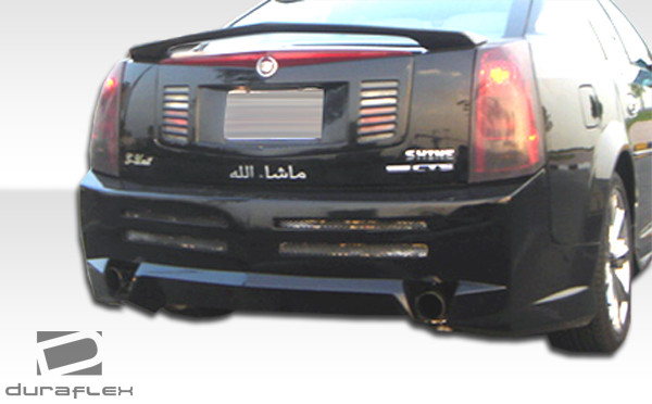 2003-2007 Cadillac CTS Duraflex Platinum Rear Bumper Cover - 1 Piece / Vehicle Year Make Model Trim - 2003-2007-Cadillac CTS ALL / Product Type - Rear Bumper / Style Name -Platinum / Kit Material - FRP (Fiberglass Reinforced Plastics) / Notes -