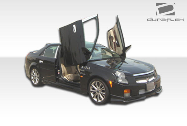 2003-2007 Cadillac CTS Duraflex Platinum Side Skirts Rocker Panels - 2 Piece / Vehicle Year Make Model Trim - 2003-2007-Cadillac CTS ALL / Product Type - Sideskirts / Style Name -Platinum / Kit Material - FRP (Fiberglass Reinforced Plastics) / Notes -