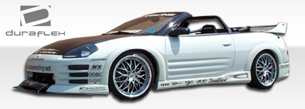 2003-2005 Mitsubishi Eclipse Duraflex Shine Front Lip Under Spoiler Air Dam - 1 Piece / Vehicle Year Make Model Trim - 2003-2005-Mitsubishi Eclipse ALL / Product Type - Front Lip/Add On / Style Name -Shine / Kit Material - FRP (Fiberglass Reinforced Plastics) / Notes -