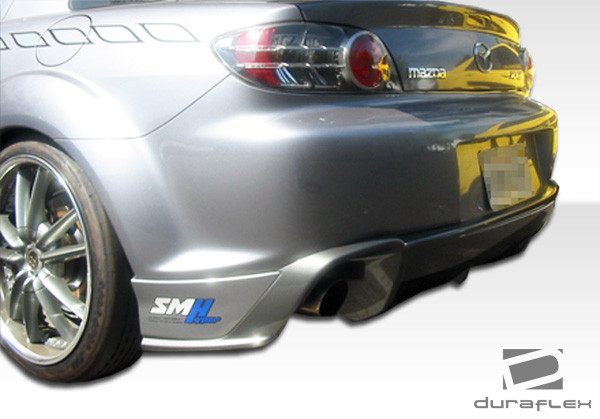 2004-2008 Mazda RX-8 Duraflex M-1 Speed Rear Lip Under Spoiler Air Dam - 1 Piece / Vehicle Year Make Model Trim - 2004-2008-Mazda RX8 ALL / Product Type - Rear Lip/Add On / Style Name -M-1 / Kit Material - FRP (Fiberglass Reinforced Plastics) / Notes -