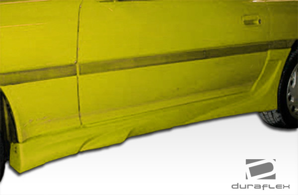 1986-1992 Toyota Supra Duraflex Vader Side Skirts Rocker Panels - 2 Piece / Vehicle Year Make Model Trim - 1986-1992-Toyota Supra ALL / Product Type - Sideskirts / Style Name -Vader / Kit Material - FRP (Fiberglass Reinforced Plastics) / Notes -