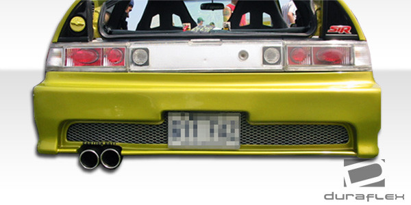 1988-1991 Honda CR-X Duraflex Type M Rear Bumper Cover - 1 Piece / Vehicle Year Make Model Trim - 1988-1991-Honda CRX ALL / Product Type - Rear Bumper / Style Name -Type M / Kit Material - FRP (Fiberglass Reinforced Plastics) / Notes -