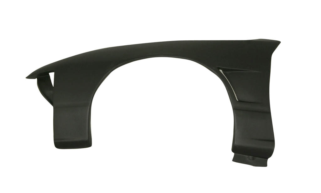 1989-1994 Nissan 240SX S13 Duraflex M-1 Sport Front Fenders (+30mm) - 2 Piece / Vehicle Year Make Model Trim - 1989-1994-Nissan 240SX ALL / Product Type - Fender / Style Name -M-1 / Kit Material - FRP (Fiberglass Reinforced Plastics) / Notes - Note: front fenders are 30mm wider. provides wider stance to use wider and lower offset wheels.