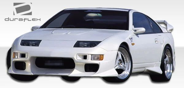 1990-1996 Nissan 300ZX Z32 Duraflex Demon Front Bumper Cover - 1 Piece / Vehicle Year Make Model Trim - 1990-1996-Nissan 300ZX ALL / Product Type - Front Bumper / Style Name -Demon / Kit Material - FRP (Fiberglass Reinforced Plastics) / Notes -