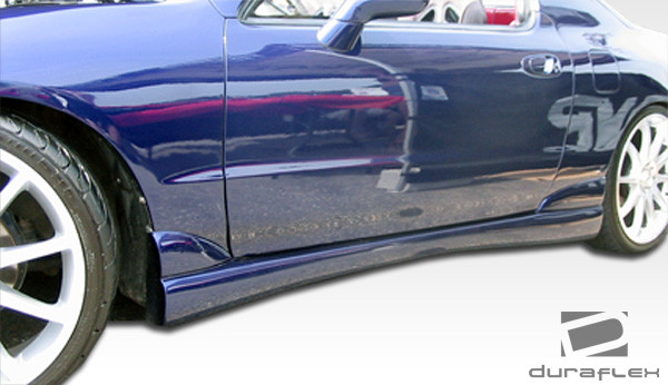 1993-1997 Honda Del Sol Duraflex Type M Side Skirts Rocker Panels - 2 Piece / Vehicle Year Make Model Trim - 1993-1997-Honda Del Sol ALL / Product Type - Sideskirts / Style Name -Type M / Kit Material - FRP (Fiberglass Reinforced Plastics) / Notes -