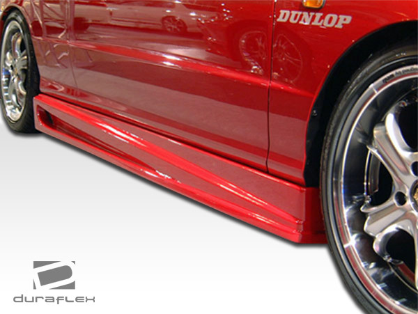 1994-2001 Acura Integra 2DR Duraflex Bomber Side Skirts Rocker Panels - 2 Piece / Vehicle Year Make Model Trim - 1994-2001-Acura Integra 2DR / Product Type - Sideskirts / Style Name -Bomber / Kit Material - FRP (Fiberglass Reinforced Plastics) / Notes -