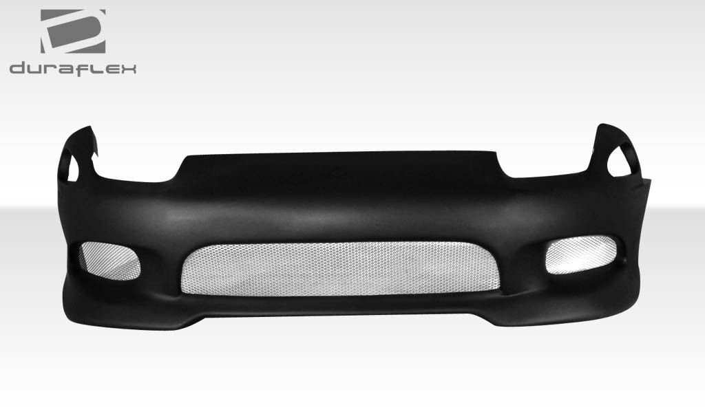 1994-1998 Mitsubishi 3000GT Dodge Stealth Duraflex Version 2 Front Bumper Cover - 1 Piece / Vehicle Year Make Model Trim - 1994-1998-Mitsubishi 3000GT ALL / Product Type - Front Bumper / Style Name -Version 2 / Kit Material - FRP (Fiberglass Reinforced Plastics) / Notes - Note: bumper requires the use of 94-98 3000GT bumper lights