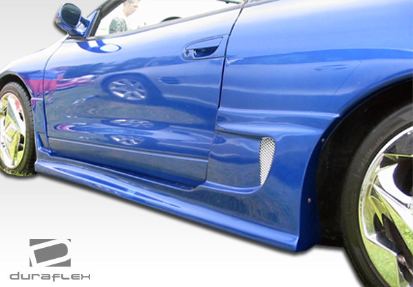 1995-1999 Mitsubishi Eclipse Eagle Talon Duraflex Blits Side Skirts Rocker Panels - 2 Piece / Vehicle Year Make Model Trim - 1995-1999-Mitsubishi Eclipse ALL / Product Type - Sideskirts / Style Name -Blits / Kit Material - FRP (Fiberglass Reinforced Plastics) / Notes -