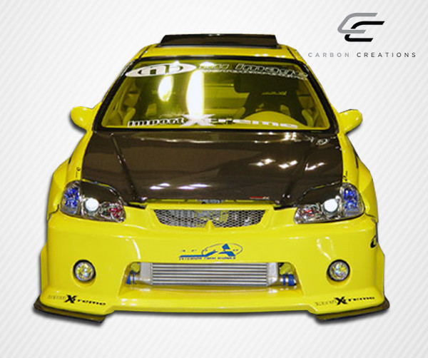 1996-1998 Honda Civic Carbon Creations OEM Look Hood - 1 Piece / Vehicle Year Make Model Trim - 1996-1998-Honda Civic ALL / Product Type - Hood / Style Name -OEM Look / Kit Material - Carbon Fiber / Notes - Note: Hood pins are required.