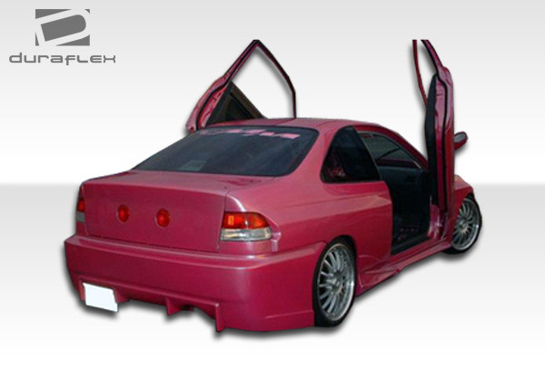 1996-2000 Honda Civic 2dr / 4DR Duraflex Buddy Rear Bumper Cover - 1 Piece / Vehicle Year Make Model Trim - 1996-2000-Honda Civic 2DR / Product Type - Rear Bumper / Style Name -Buddy / Kit Material - FRP (Fiberglass Reinforced Plastics) / Notes -