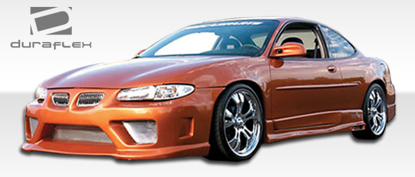 1997-2003 Pontiac Grand Prix 2DR Duraflex F-1 Side Skirts Rocker Panels - 2 Piece / Vehicle Year Make Model Trim - 1997-2003-Pontiac Grand Prix 2DR / Product Type - Sideskirts / Style Name -F-1 / Kit Material - FRP (Fiberglass Reinforced Plastics) / Notes -