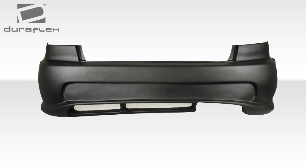 1997-2001 Toyota Camry Duraflex Kombat Rear Bumper Cover - 1 Piece / Vehicle Year Make Model Trim - 1997-2001-Toyota Camry ALL / Product Type - Rear Bumper / Style Name -Kombat / Kit Material - FRP (Fiberglass Reinforced Plastics) / Notes - Note: 00-01 camry require modifications.