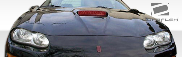 1998-2002 Chevrolet Camaro Duraflex Supersport Hood - 1 Piece / Vehicle Year Make Model Trim - 1998-2002-Chevrolet Camaro ALL / Product Type - Hood / Style Name -Supersport / Kit Material - FRP (Fiberglass Reinforced Plastics) / Notes - Note: Hood pins are required.