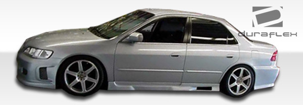 1998-2002 Honda Accord 4DR Duraflex Spyder Side Skirts Rocker Panels - 2 Piece / Vehicle Year Make Model Trim - 1998-2002-Honda Accord 4DR / Product Type - Sideskirts / Style Name -Spyder / Kit Material - FRP (Fiberglass Reinforced Plastics) / Notes -