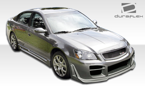 2005-2006 Nissan Altima Duraflex R34 Front Bumper Cover - 1 Piece / Vehicle Year Make Model Trim - 2005-2006-Nissan Altima ALL / Product Type - Front Bumper / Style Name -R34 / Kit Material - FRP (Fiberglass Reinforced Plastics) / Notes -