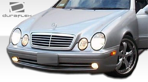 1998-2002 Mercedes CLK W208 Duraflex AMG Look Front Bumper Cover - 1 Piece / Vehicle Year Make Model Trim - 1998-2002-Mercedes CLK ALL / Product Type - Front Bumper / Style Name -AMG Look / Kit Material - FRP (Fiberglass Reinforced Plastics) / Notes - Note: fog hole 3.5"
