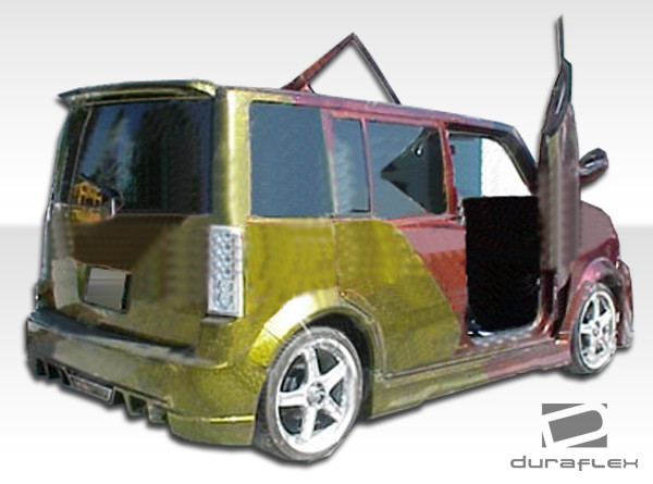 2004-2007 Scion xB Duraflex Evo 5 Rear Bumper Cover - 1 Piece / Vehicle Year Make Model Trim - 2004-2007-Scion xB ALL / Product Type - Rear Bumper / Style Name -Evo 5 / Kit Material - FRP (Fiberglass Reinforced Plastics) / Notes -