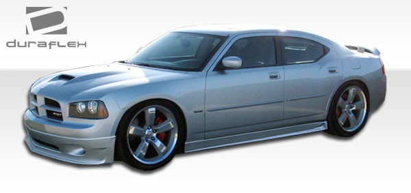 2006-2010 Dodge Charger Duraflex VIP Front Lip Under Spoiler Air Dam (base model) - 1 Piece / Vehicle Year Make Model Trim - 2006-2010-Dodge Charger ALL / Product Type - Front Lip/Add On / Style Name -VIP / Kit Material - FRP (Fiberglass Reinforced Plastics) / Notes - Note: front lip will not fit srt models