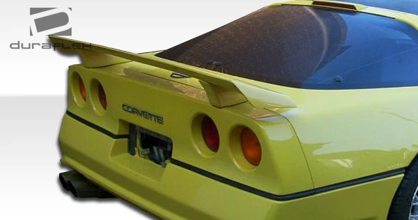 1984-1990 Chevrolet Corvette C4 Duraflex C-Force Wing Trunk Lid Spoiler - 1 Piece / Vehicle Year Make Model Trim - 1984-1990-Chevrolet Corvette ALL / Product Type - Wing / Style Name -C-Force / Kit Material - FRP (Fiberglass Reinforced Plastics) / Notes -