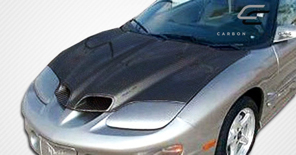1998-2002 Pontiac Firebird Carbon Creations WS-6 Hood - 1 Piece / Vehicle Year Make Model Trim - 1998-2002-Pontiac Firebird ALL / Product Type - Hood / Style Name -WS-6 / Kit Material - Carbon Fiber / Notes - Note: Hood pins are required.