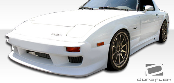 1979-1985 Mazda RX-7 Duraflex GP-1 Front Bumper Cover - 1 Piece / Vehicle Year Make Model Trim - 1979-1985-Mazda RX7 ALL / Product Type - Front Bumper / Style Name -GP-1 / Kit Material - FRP (Fiberglass Reinforced Plastics) / Notes -