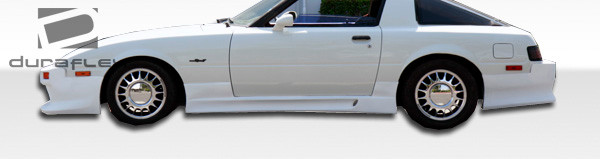 1979-1985 Mazda RX-7 Duraflex GP-1 Side Skirts Rocker Panels - 2 Piece / Vehicle Year Make Model Trim - 1979-1985-Mazda RX7 ALL / Product Type - Sideskirts / Style Name -GP-1 / Kit Material - FRP (Fiberglass Reinforced Plastics) / Notes -
