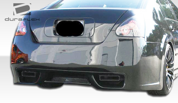 2004-2008 Nissan Maxima Duraflex GT-R Rear Bumper Cover - 1 Piece / Vehicle Year Make Model Trim - 2004-2008-Nissan Maxima ALL / Product Type - Rear Bumper / Style Name -GT-R / Kit Material - FRP (Fiberglass Reinforced Plastics) / Notes -