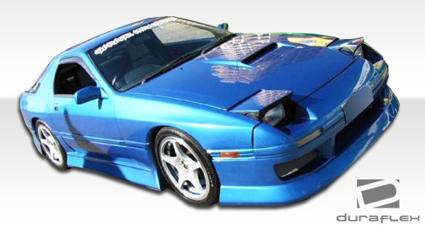 1986-1991 Mazda RX-7 Duraflex B-Sport Side Skirts Rocker Panels - 2 Piece / Vehicle Year Make Model Trim - 1986-1991-Mazda RX7 ALL / Product Type - Sideskirts / Style Name -B-Sport / Kit Material - FRP (Fiberglass Reinforced Plastics) / Notes -