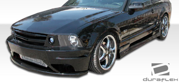2005-2009 Ford Mustang Duraflex Stallion Front Bumper Cover - 2 Piece / Vehicle Year Make Model Trim - 2005-2009-Ford Mustang ALL / Product Type - Front Bumper / Style Name -Stallion / Kit Material - FRP (Fiberglass Reinforced Plastics) / Notes -