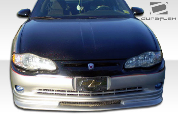 2000-2005 Chevrolet Monte Carlo Duraflex Racer Front Lip Under Spoiler Air Dam - 1 Piece / Vehicle Year Make Model Trim - 2000-2005-Chevrolet Monte Carlo ALL / Product Type - Front Lip/Add On / Style Name -Racer / Kit Material - FRP (Fiberglass Reinforced Plastics) / Notes -
