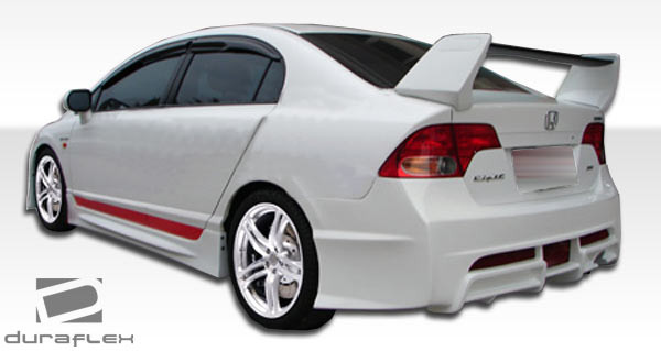 2006-2011 Honda Civic 4DR Duraflex R-Spec Side Skirts Rocker Panels - 2 Piece / Vehicle Year Make Model Trim - 2006-2011-Honda Civic 4DR / Product Type - Sideskirts / Style Name -R-Spec / Kit Material - FRP (Fiberglass Reinforced Plastics) / Notes -