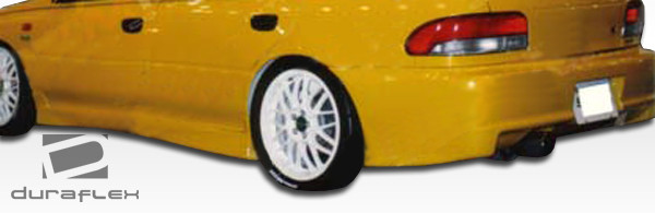 1993-2001 Subaru Impreza 4DR Duraflex S-Sport Rear Bumper Cover - 1 Piece / Vehicle Year Make Model Trim - 1993-2001-Subaru Impreza ALL / Product Type - Rear Bumper / Style Name -S-Sport / Kit Material - FRP (Fiberglass Reinforced Plastics) / Notes -