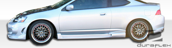 2002-2006 Acura RSX Duraflex I-Spec 2 Side Skirts Rocker Panels - 2 Piece / Vehicle Year Make Model Trim - 2002-2006-Acura RSX ALL / Product Type - Sideskirts / Style Name -I-Spec 2 / Kit Material - FRP (Fiberglass Reinforced Plastics) / Notes -