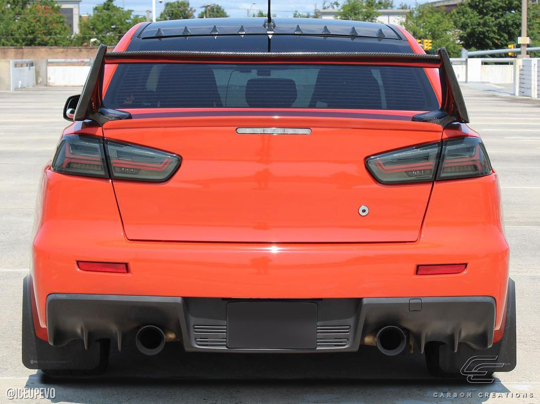 2008-2017 Mitsubishi Lancer / Lancer Evolution 10 Lancer Carbon Creations GT Concept Wing Trunk Lid Spoiler - 1 Piece / Vehicle Year Make Model Trim - 2008-2017-Mitsubishi Evolution ALL / Product Type - Wing / Style Name -GT Concept / Kit Material - Carbon Fiber / Notes -