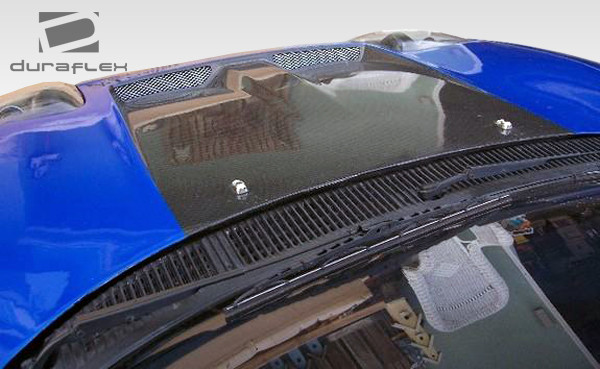 1991-1995 Toyota MR2 Duraflex Type B Hood - 1 Piece / Vehicle Year Make Model Trim - 1991-1995-Toyota MR2 ALL / Product Type - Hood / Style Name -Type B / Kit Material - FRP (Fiberglass Reinforced Plastics) / Notes - Note: Hood pins are required.