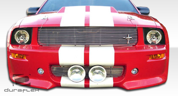 2005-2009 Ford Mustang Duraflex Eleanor Front Bumper Cover - 1 Piece / Vehicle Year Make Model Trim - 2005-2009-Ford Mustang ALL / Product Type - Front Bumper / Style Name -Eleanor / Kit Material - FRP (Fiberglass Reinforced Plastics) / Notes -