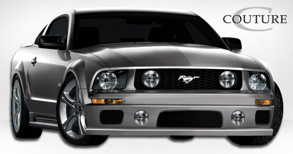 2005-2009 Ford Mustang Couture Polyurethane Demon 2 Front Bumper Cover - 1 Piece / Vehicle Year Make Model Trim - 2005-2009-Ford Mustang ALL / Product Type - Front Bumper / Style Name -Demon 2 / Kit Material - Polyurethane / Notes -